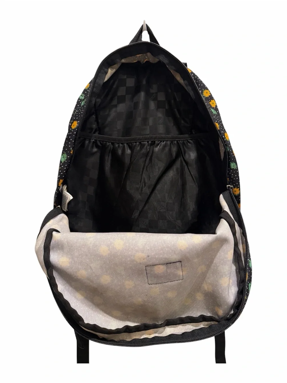 Vans Realm Classic Backpack School Bag Laptop Floral Black Multi